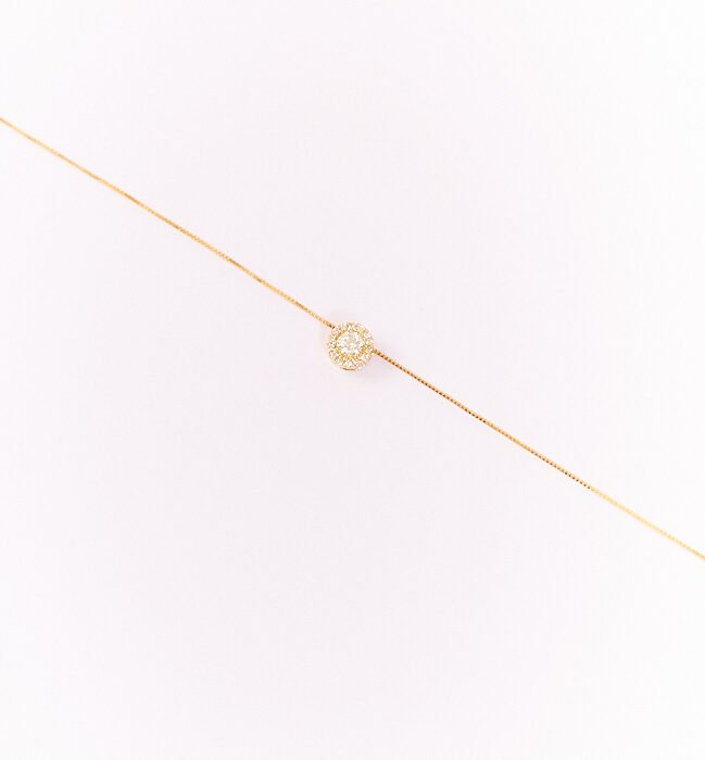 Cadena y Dije Jimena / En Diamante Blanco