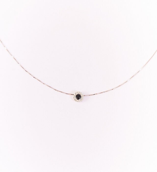 Cadena y Dije Jimena / En Diamante Negro